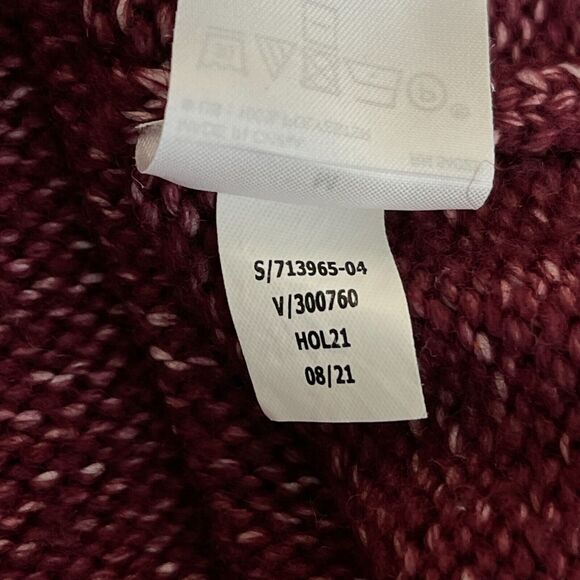 Banana Republic 2021 Cable Knit Mock Neck Sweater Women's Size Medium - Picture 5 of 8